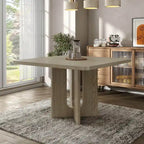 Furniture of America Piez Modern 54-inch Square Solid Wood Counter Height Dining Table
