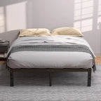 VECELO Kids Bed Frames Queen Size Metal Bed Frames Mattress Foundation(Twin/Full/Queen/King 4 Options)