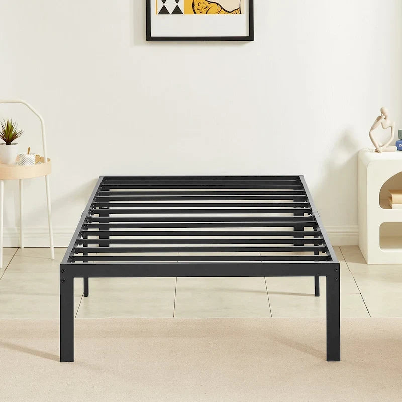 VECELO Kids Bed Frames Queen Size Metal Bed Frames Mattress Foundation(Twin/Full/Queen/King 4 Options)