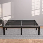 VECELO Kids Bed Frames Queen Size Metal Bed Frames Mattress Foundation(Twin/Full/Queen/King 4 Options)