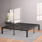 VECELO Kids Bed Frames Queen Size Metal Bed Frames Mattress Foundation(Twin/Full/Queen/King 4 Options)