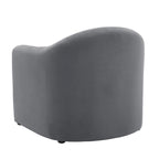Set of 2 Modern Barrel Upholstered Accent Armchair