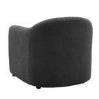 Set of 2 Modern Barrel Upholstered Accent Armchair