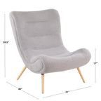 Carson Carrington Grega Chair with Ottoman
