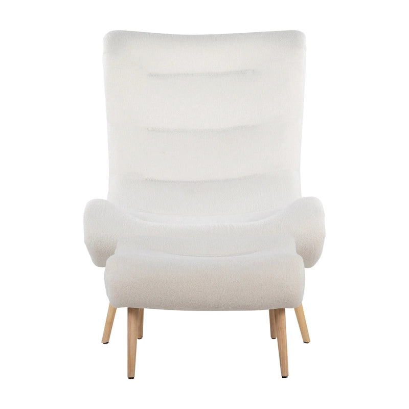 Carson Carrington Grega Chair with Ottoman