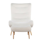 Carson Carrington Grega Chair with Ottoman