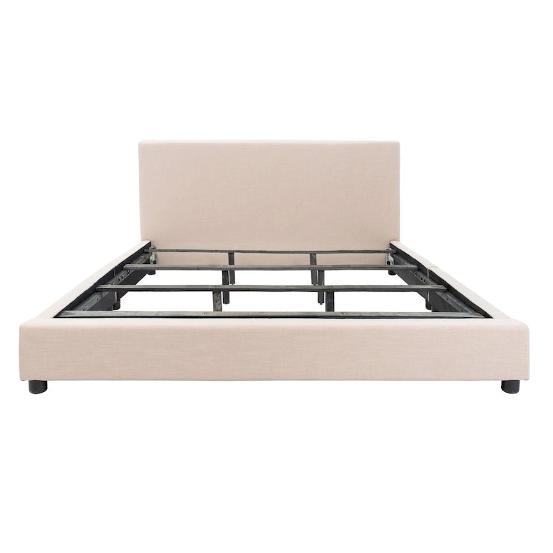 SAFAVIEH Thereze Linen Upholstered Platform Bed
