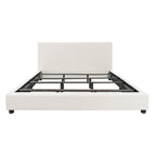 SAFAVIEH Thereze Linen Upholstered Platform Bed