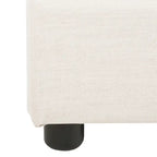 SAFAVIEH Thereze Linen Upholstered Platform Bed