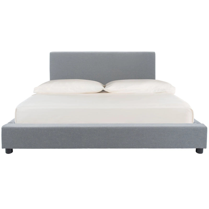 SAFAVIEH Thereze Linen Upholstered Platform Bed