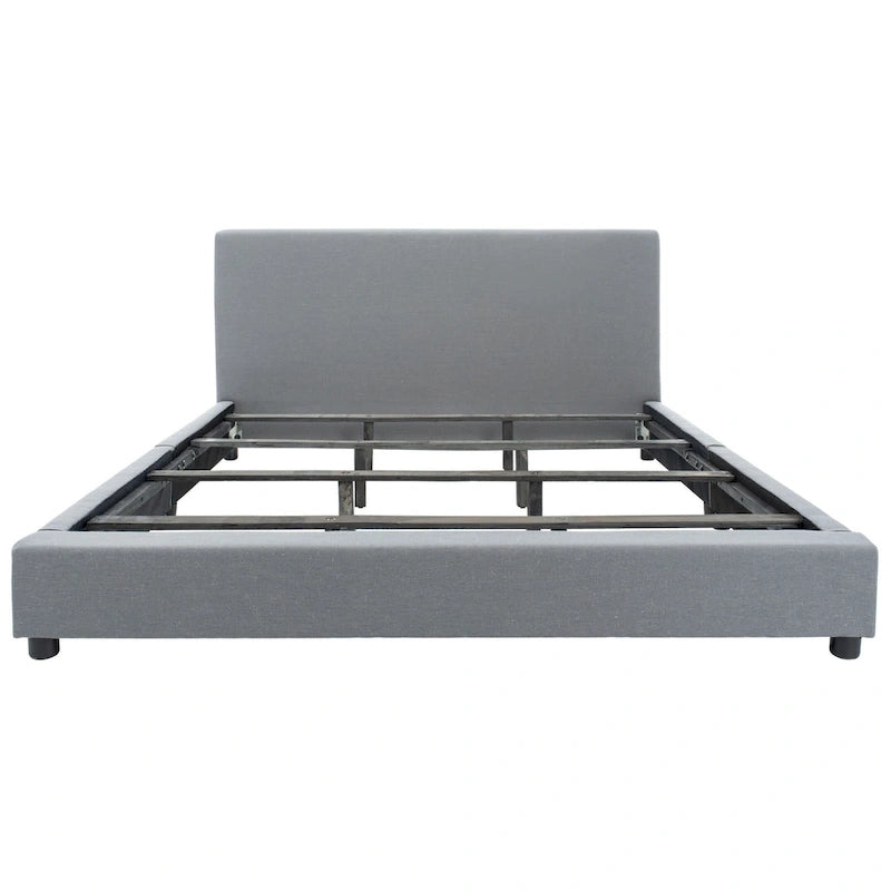 SAFAVIEH Thereze Linen Upholstered Platform Bed