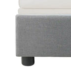SAFAVIEH Thereze Linen Upholstered Platform Bed
