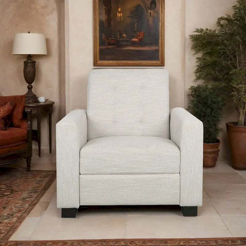 Craigue Upholstered Pushback Recliner by Christopher Knight Home