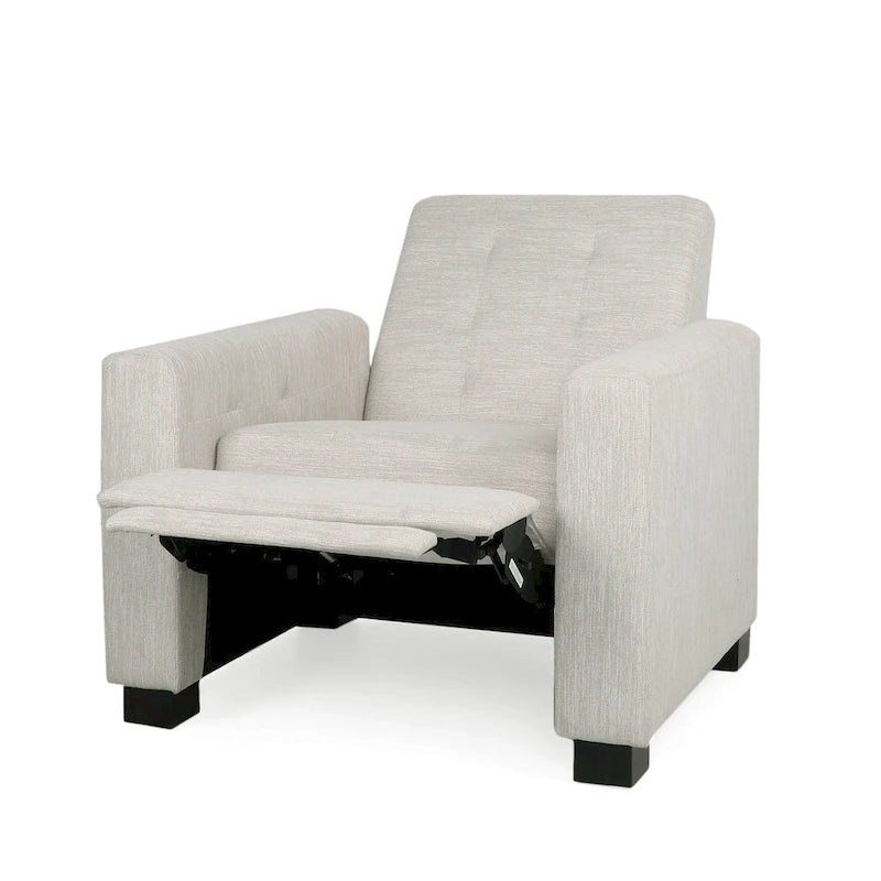 Craigue Upholstered Pushback Recliner by Christopher Knight Home