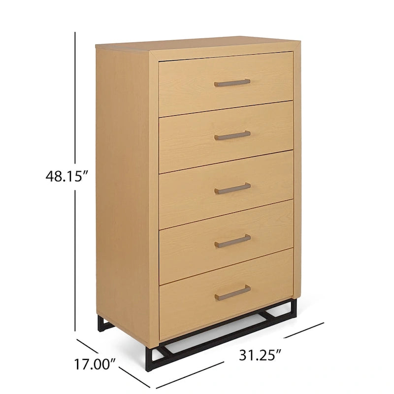 Beeson 5 Drawer Dresser by Christopher Knight Home