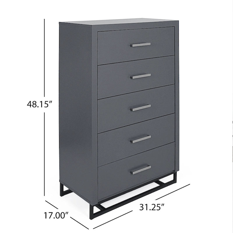 Beeson 5 Drawer Dresser by Christopher Knight Home
