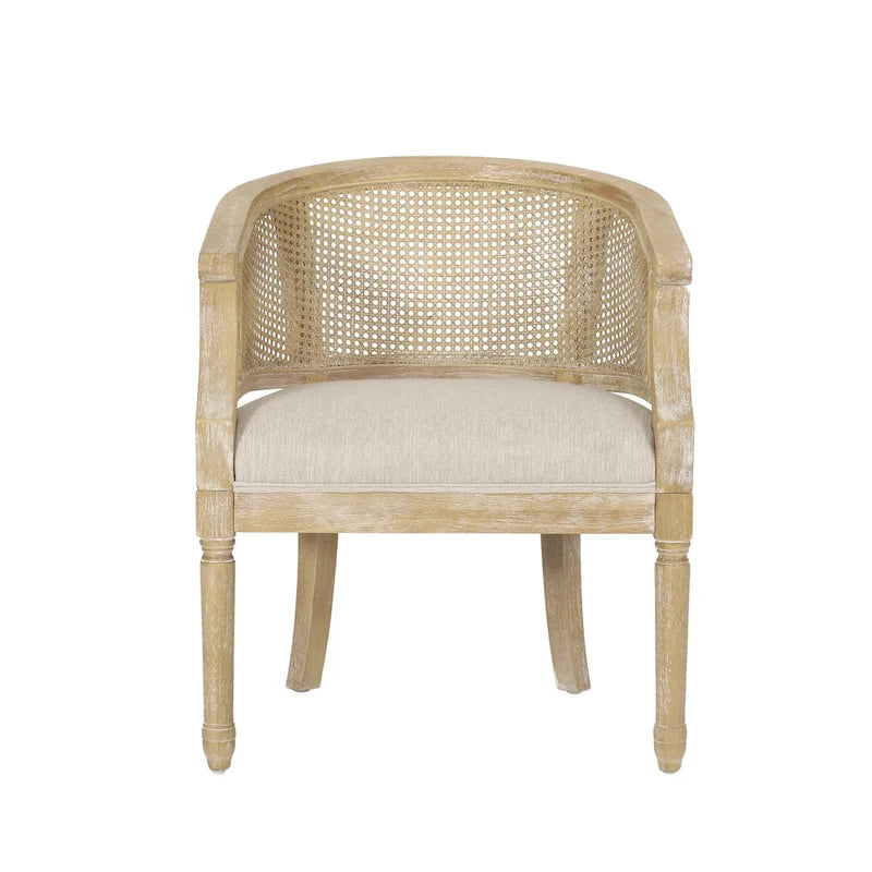 Steinaker Wood and Cane Accent Chairs (Set of 2) by Christopher Knight Home
