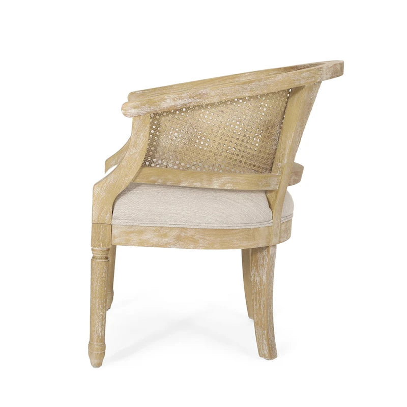 Steinaker Wood and Cane Accent Chairs (Set of 2) by Christopher Knight Home