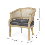 Steinaker Wood and Cane Accent Chairs (Set of 2) by Christopher Knight Home