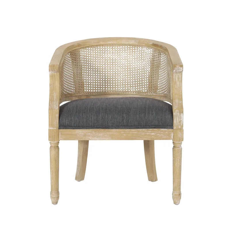 Steinaker Wood and Cane Accent Chairs (Set of 2) by Christopher Knight Home