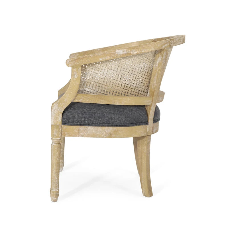 Steinaker Wood and Cane Accent Chairs (Set of 2) by Christopher Knight Home