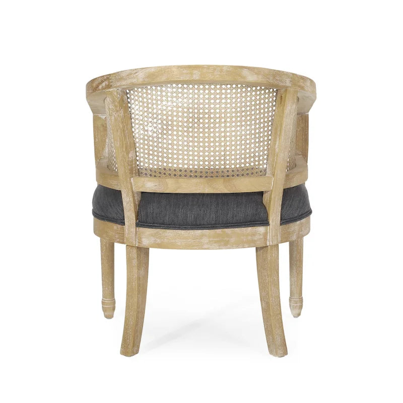 Steinaker Wood and Cane Accent Chairs (Set of 2) by Christopher Knight Home