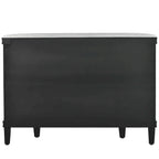 4-door Cabinet Sideboard with Antique Patterns - 15.20 x 47.20 x 33.50