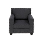 Gliden Modern Linen Fabric Sofa with Solid Wood Frame