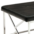 Nara Modern Faux Leather Tufted Accent Bench by Furniture of America