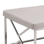 Nara Modern Faux Leather Tufted Accent Bench by Furniture of America