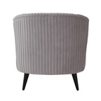 Maliah Pleated Velvet Upholstered Chaise