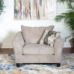 Roundhill Furniture Camero Contemporary Fabric Pillowback Accent Chair