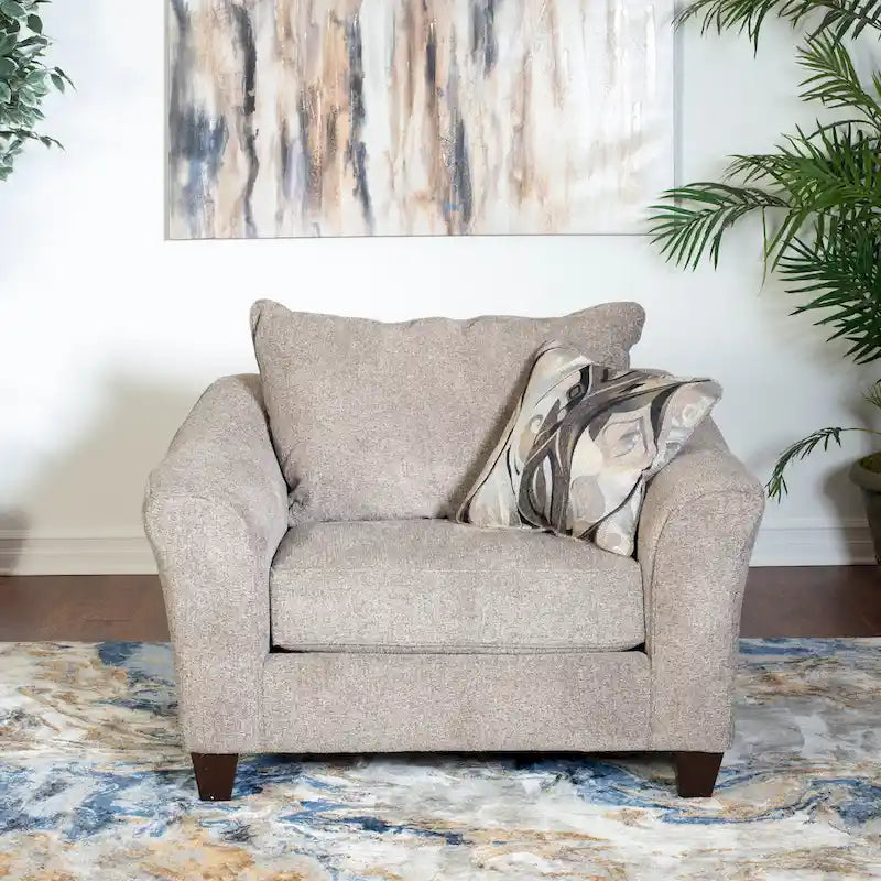 Roundhill Furniture Camero Contemporary Fabric Pillowback Accent Chair