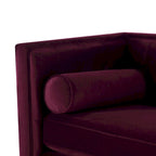 Jack 84 Modern Upholstered Tufted Tuxedo Sofa
