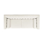 Jack 84 Modern Upholstered Tufted Tuxedo Sofa