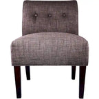 Samantha Button Tufted Ikat Accent Chair