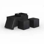 WYNDENHALL Franklin Upholstered 3-piece Ottoman Set
