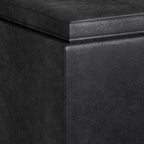 WYNDENHALL Franklin Upholstered 3-piece Ottoman Set