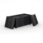 WYNDENHALL Franklin Upholstered 3-piece Ottoman Set