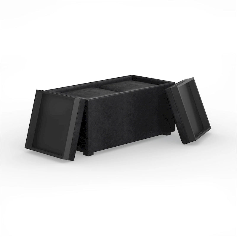WYNDENHALL Franklin Upholstered 3-piece Ottoman Set