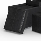 WYNDENHALL Franklin Upholstered 3-piece Ottoman Set