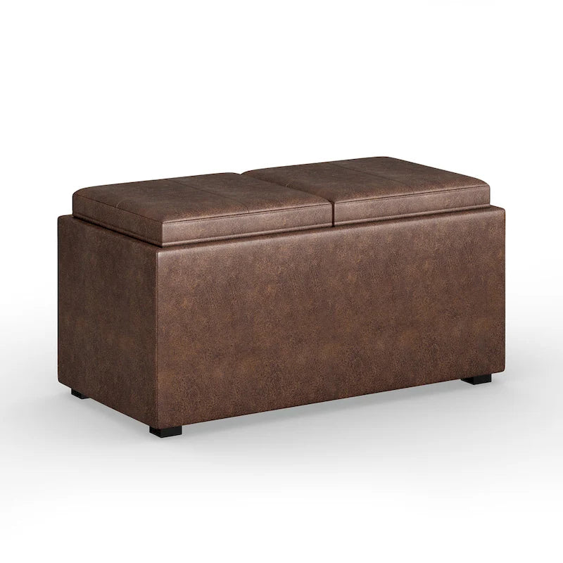 WYNDENHALL Franklin Upholstered 3-piece Ottoman Set