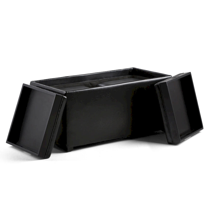 WYNDENHALL Franklin Upholstered 3-piece Ottoman Set