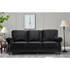 Suffield Velvet Nailhead 2-Piece Set-Loveseat & Sofa