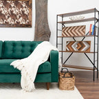 Orion Mid Century Modern Furniture Style Velvet Living Room Couch