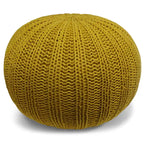 WYNDENHALL Grandville Boho Round Hand Knit Pouf