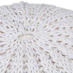 WYNDENHALL Grandville Boho Round Hand Knit Pouf