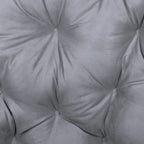 Klear Vu Solid Micro Suede Thick and Fluffy Replacement Papasan Chair Cushion