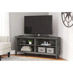 Signature Design by Ashley Arlenbry Gray Corner TV Stand