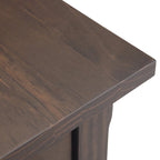 WYNDENHALL Waterloo SOLID WOOD 14 inch Wide Rectangle Contemporary Narrow Side Table - 14 inch Wide